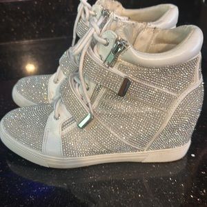 INC International Concepts Women's Debby Wedge Sneakers, Created for Macy's